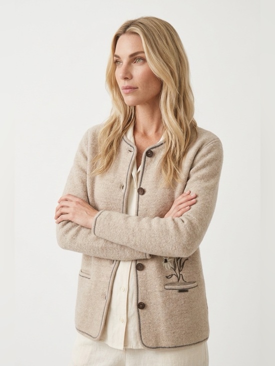gaddy collection Sweaters - 100% wool handmade cardigan